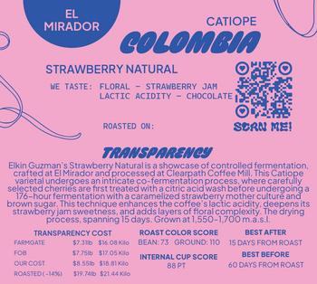 Colombia Natural Strawberry Catiope