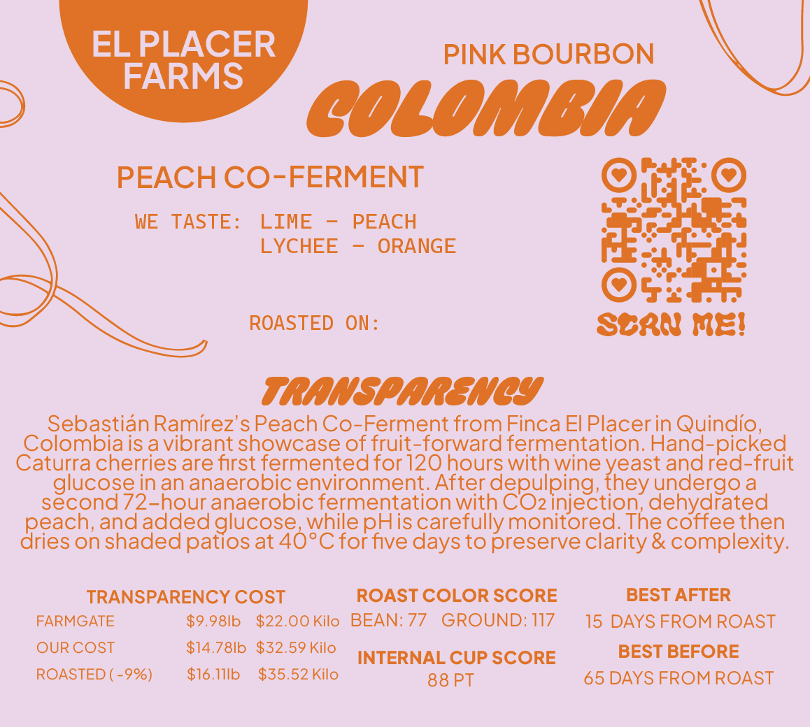 كولومبيا بنك بوربون – تخمير مشترك مع الخوخ 🍑🇨🇴✨   